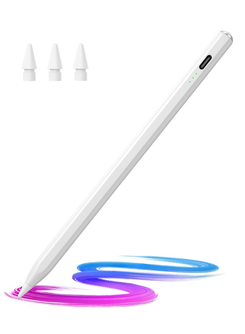 هيان 2026 أحدث قلم Stylus لـ iPad (2018-2025) -13 دقيقة شحن سريع مع حساسية الميل ورفض النخيل لـ iPad 11/10/9/8/7/6th Gen ، Air 7/6/5/4/3/M3/M2 ، Pro 13 "/12.9" /11" /M4 ، Mini 7/6/5th - Image 1